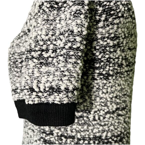 Victoria Beckham for Target Black & White Marled Knit Short Sleeve Sweater XS - Picture 3 of 4